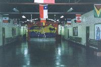 Auditorium and main hall of Escuela Anaco.